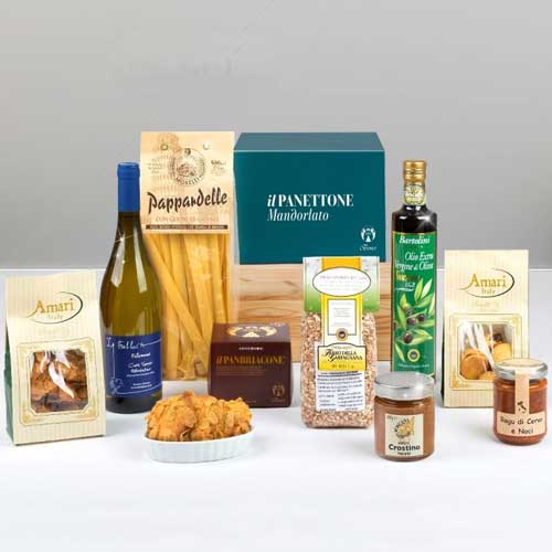 Tuscan Christmas Gift Hamper-Send Hampers for Friend  to Italy