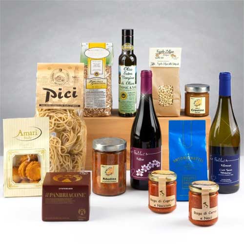 Typical Tuscan Food Hamper-Christmas Gifts For Husband And Wife