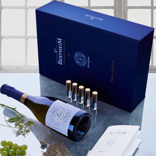 Brut Sparkling Wine-Send Wine With Designer Perfume