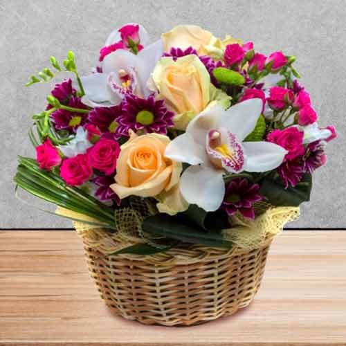 Bright Flower Arrangement-Mother's Day Floral Gifts