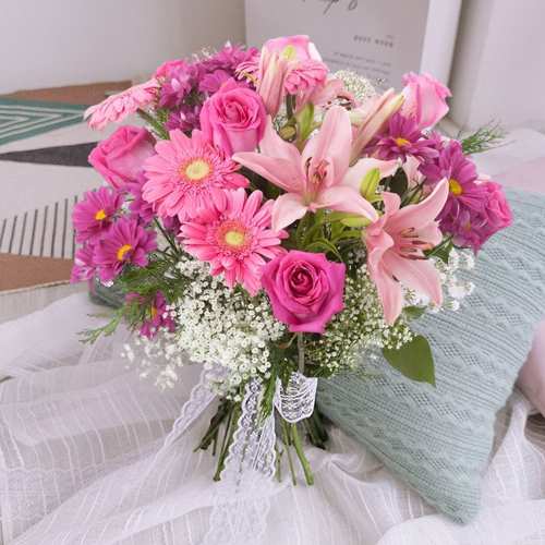 - Pink Bouquet For Mother’s Day Delivery