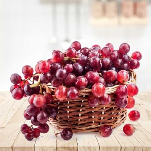 Grapes Basket-Healthy Fruit Basket Delivery