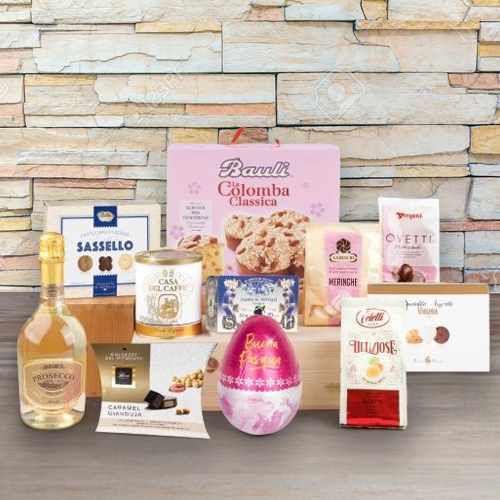 Classic Colomba & Prosecco Easter Gift Box