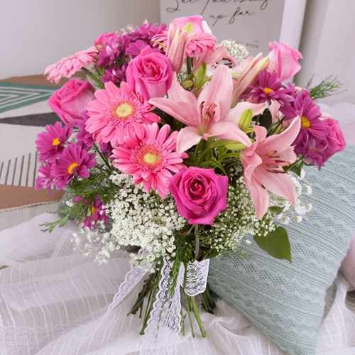 Elegant Easter Flower Basket