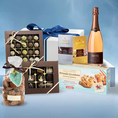 - Sparkling Wine Chocolate Hamper Delivery