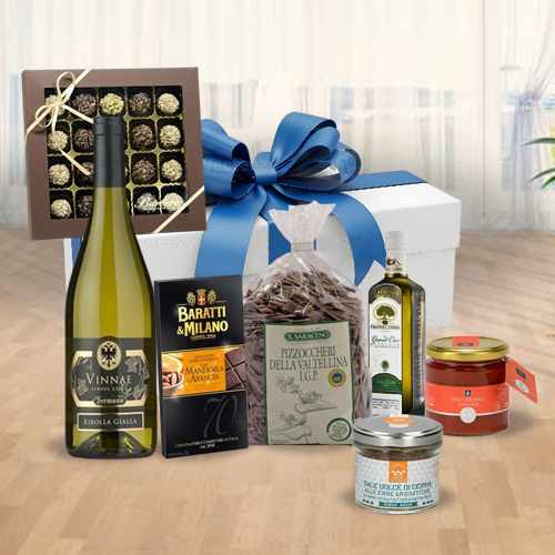 - Hite Wine & Italian Gourmet Treats For Anniversary