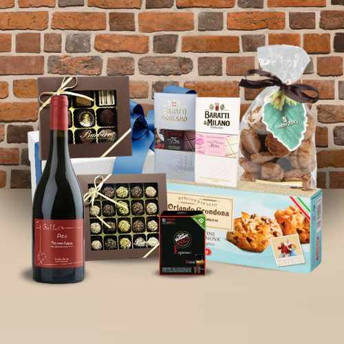 - Wine And Chocolates For Christmas Gift Delivery