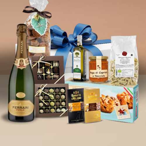 - Send Anniversary Sparkling Wine Gift Hamper