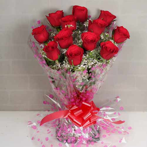 12 Red Rose Bouquet