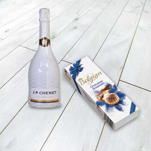 Belgian Chocolate And Champagne-Anniversary Gift Ideas For Wife