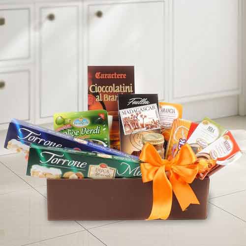 Sweet Gourmet Gift Box-Birthday Basket For Him