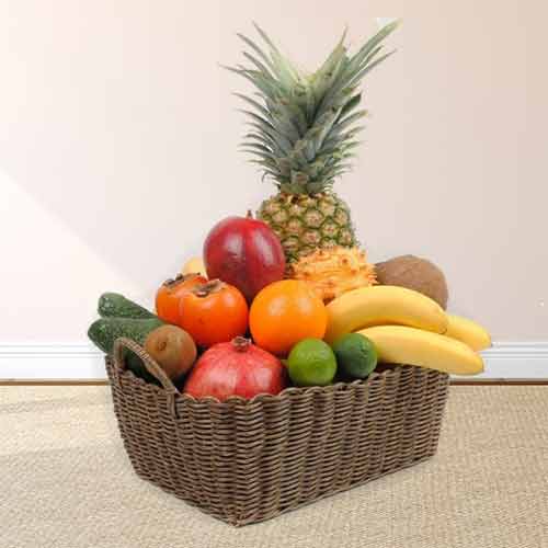 A Large Fruit Basket-Get Well Soon Fruit Basket Delivery