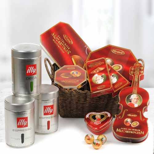 Chocolates With Coffee-Marriage Anniversary Gift For Parents