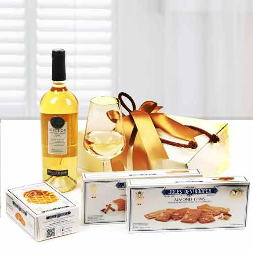 White Vine With Walkers Assorted-Send Wine Gifts For Dad Online