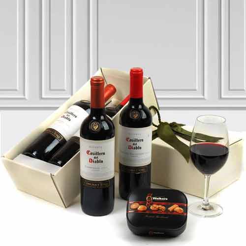 Casillero Del Diablo Duo-Anniversary Gift For Friend Couple