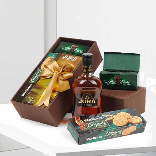 Jura Single Malt With Mint And Biscuits-Corporate Thank You Gifts