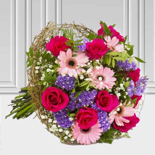 Bouquet Of Red N Pink-Gift For A Women