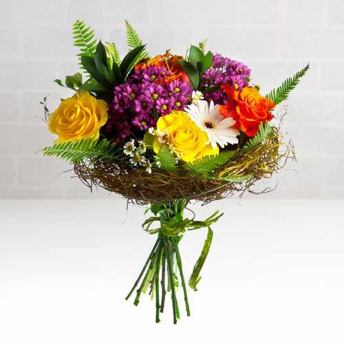 Cut Flower Bouquet-Gifts For Grandmothers 80th Birthday