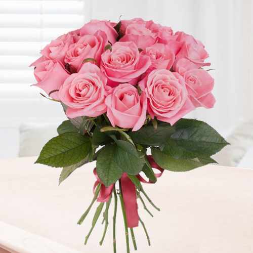 Pink Roses Bouquet-Valentine's Day Roses Delivery