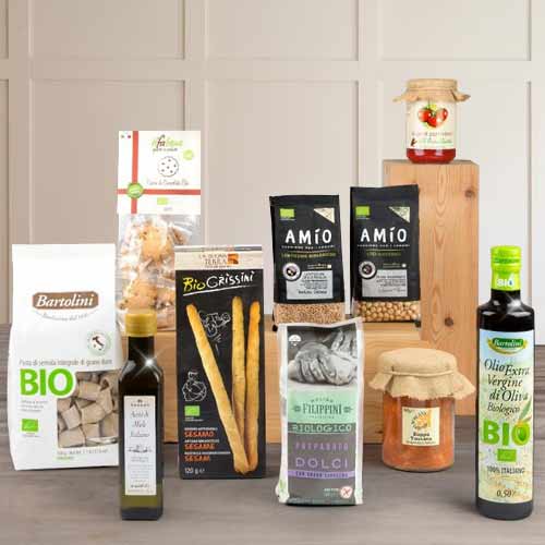 Organic Gift Basket-Sympathy Food Baskets Delivered