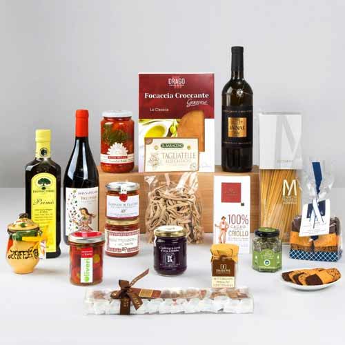 Italian Food And Wine Hamper-Best Mothers Day Gifts For Grandmas