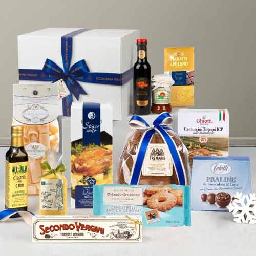 - Gourmet Basket For Holiday Season Delivered In Lecce